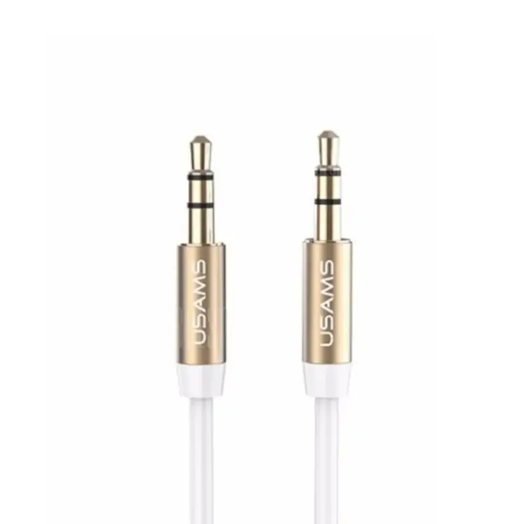 Usams YP-01 Aux Audio Cable 1m White (YP102)-image-1