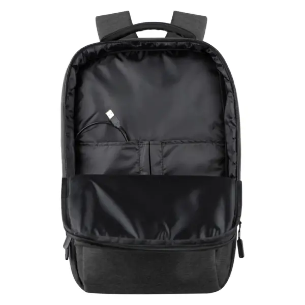 2E Backpack, Melange 16", Black-image-4