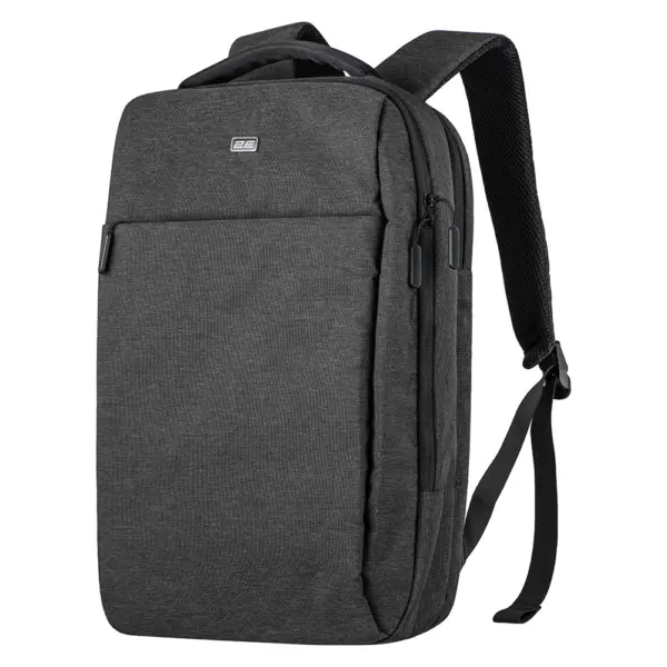 2E Backpack, Melange 16", Black-image-1