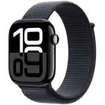 Apple Watch Series 10 GPS 42mm Jet Black Aluminium Case with Ink Sport Loop-thumb-1