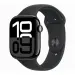 Apple Watch Series 10 GPS 46mm Jet Black Aluminium Case with Black Sport Band - M/L