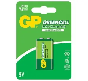 GP Greencell 9.0V (6F22) 1604GLF-U1