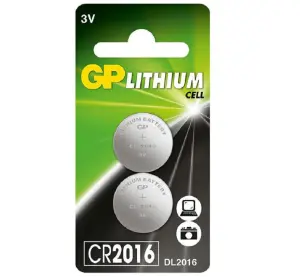 GP Lithium Button Cell 3.0V CR2016-7U2