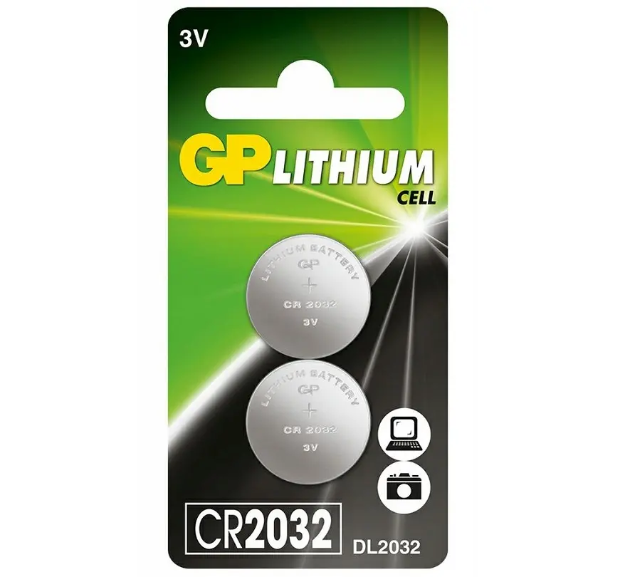 GP Lithium Button Cell 3.0V CR2032-7U2-image-1