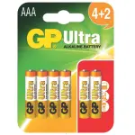 GP Ultra Alkaline (LR03) 24AU-U6 (4+2)-thumb-1