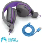 JLab JBuddies Studio Kids Wireless Grey/Purple-thumb-4