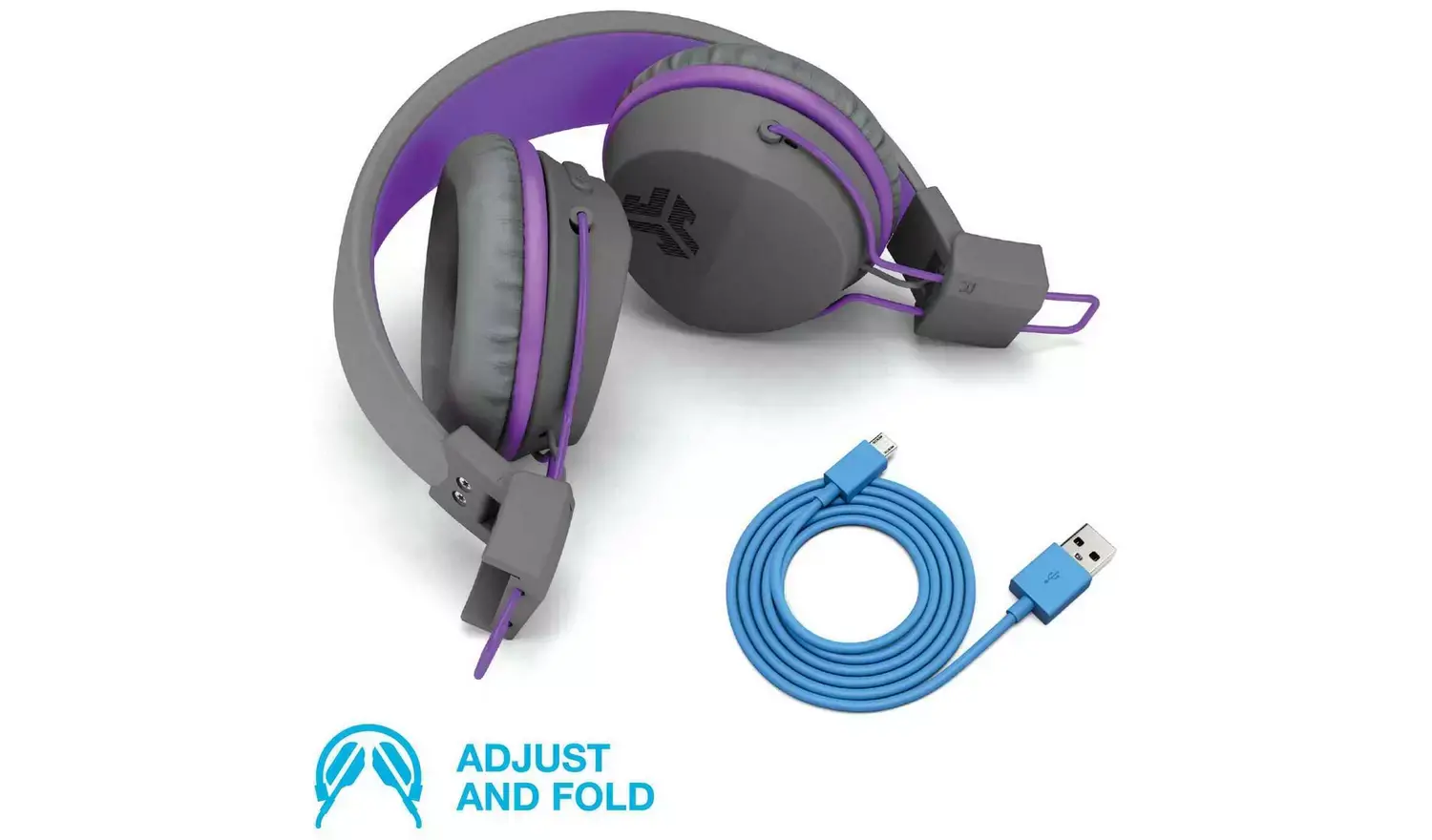 JLab JBuddies Studio Kids Wireless Grey/Purple-image-4