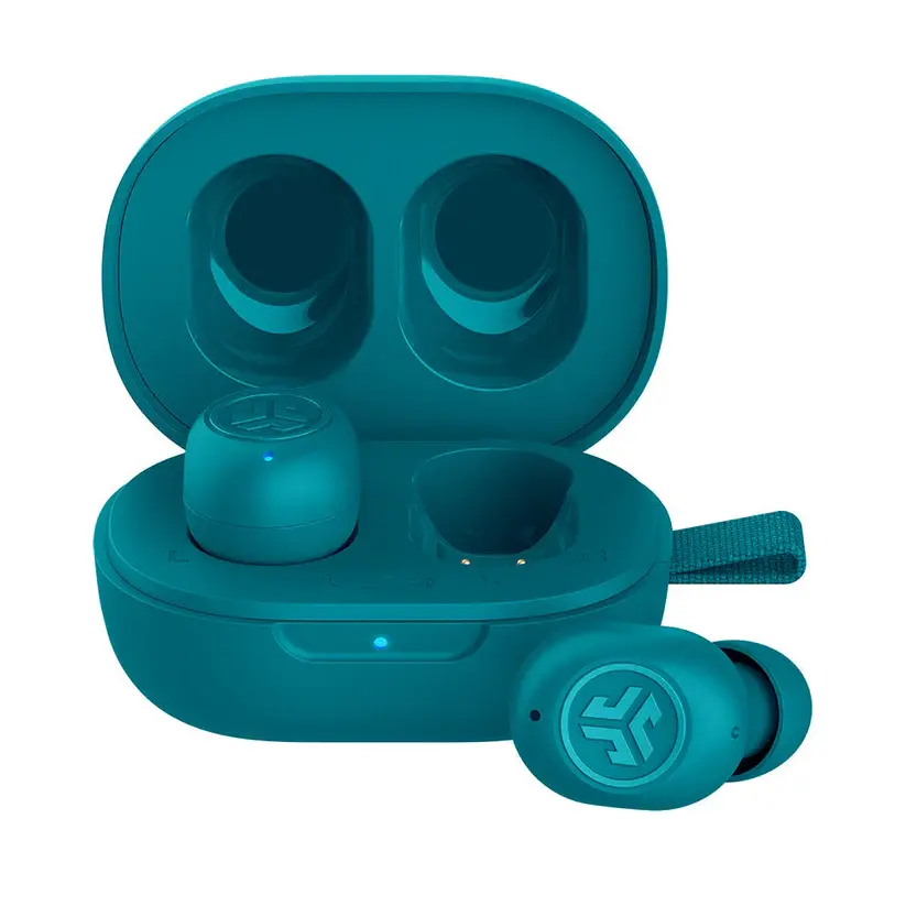 JLab JBuds Mini True Wireless Earbuds Aqua-image-1