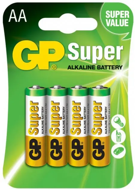 GP Super Alkaline 1.5V (LR6) 15A21-SB4-image-1