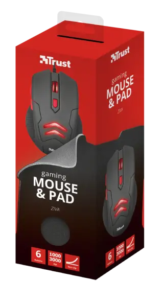 Trust Ziva Gaming Mouse & Pad (21963)-image-3