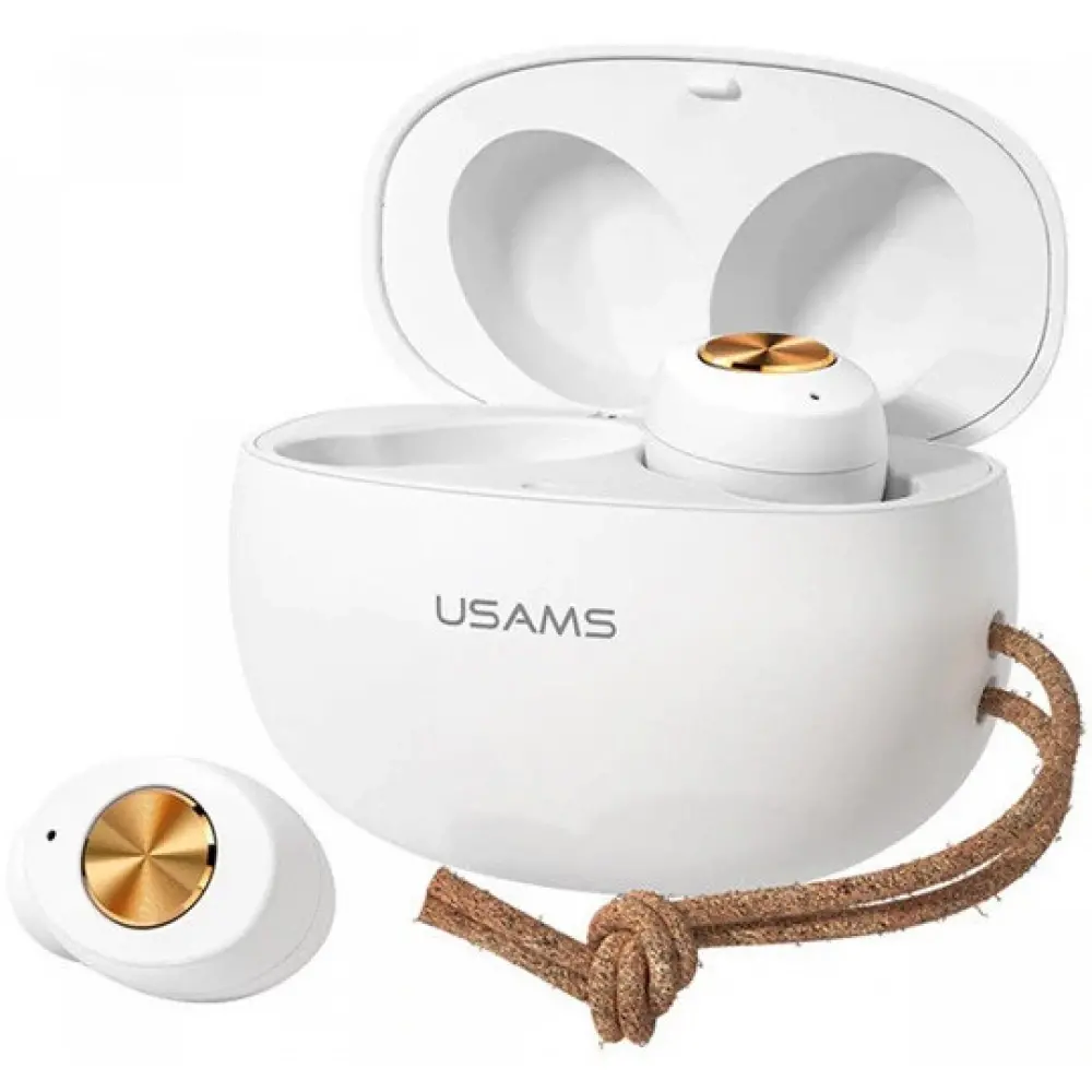 Usams ES TWS Earbuds White (BHUES01)-image-2