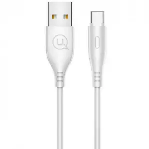 Usams US-SJ267 U18 Round Type-C Cable White (SJ267USB02)