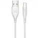 Usams US-SJ267 U18 Round Type-C Cable White (SJ267USB02)