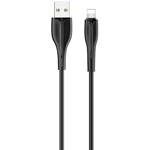 Usams US-SJ371 U38 Lightning Cable 1m Black (SJ371USB01)-image-1