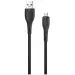 USB naqil Usams US-SJ373 U38 Micro Cable Black (SJ373USB01)