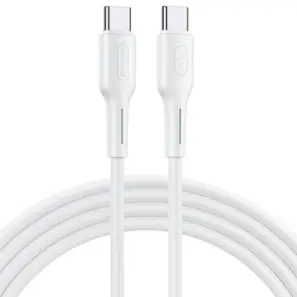 Usams US-SJ459 U43 Type-C to Type-C Cable 1.2m White (SJ459USB02)