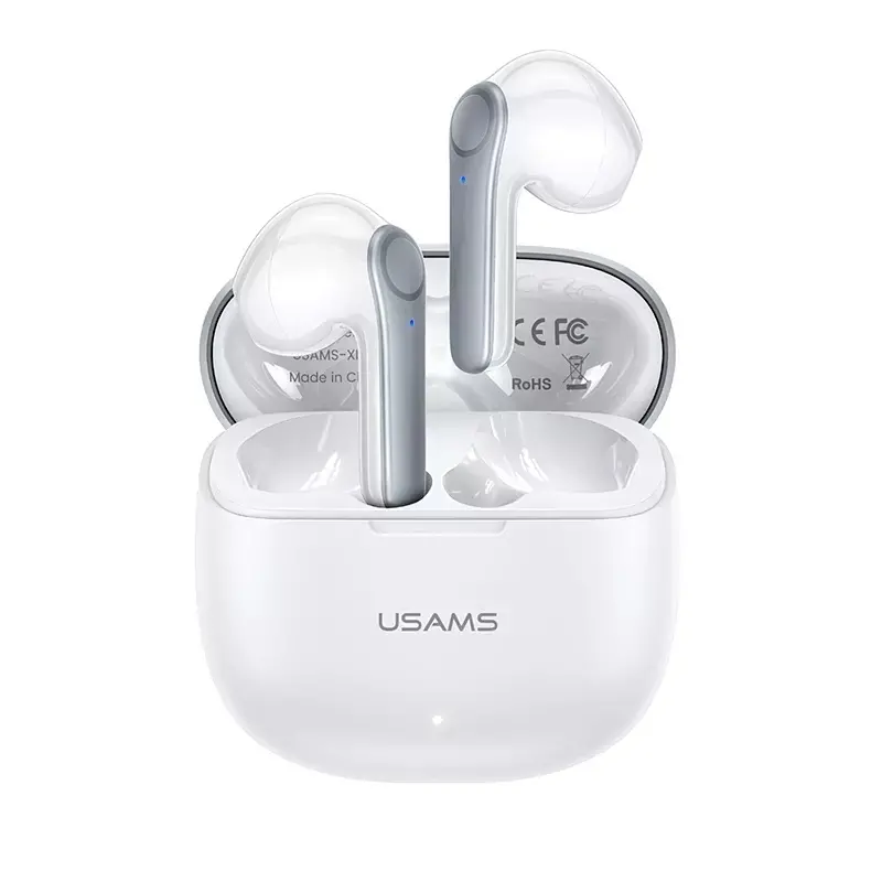 Usams XH09 TWS Earbuds White (BHUXH02)-image-1