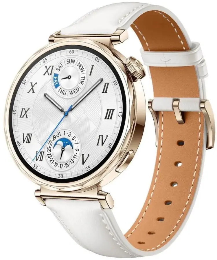 Huawei Watch GT 5 41mm Jana-B19L (55020DHA) White Composite Leather Strap-image-2