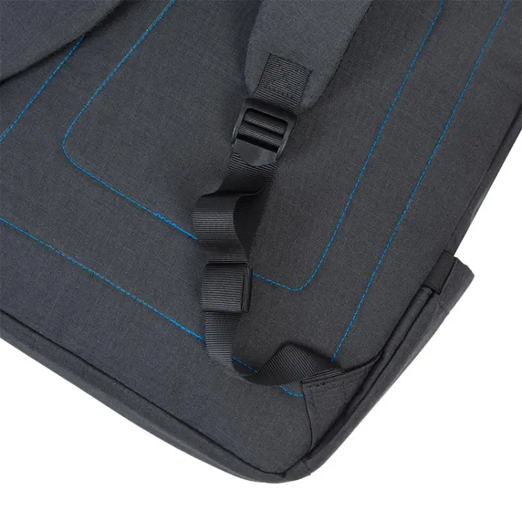 Notbuk üçün çanta RIVACASE 7560 black Laptop Canvas Backpack-image-2