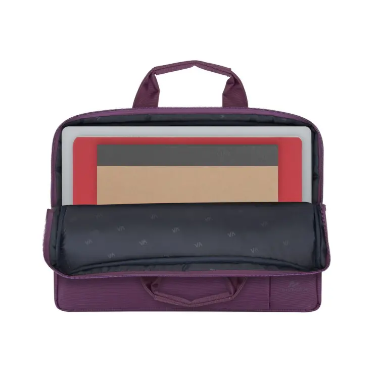 Notbuk üçün çanta RIVACASE 8221 purple Laptop bag 13,3"-image-2