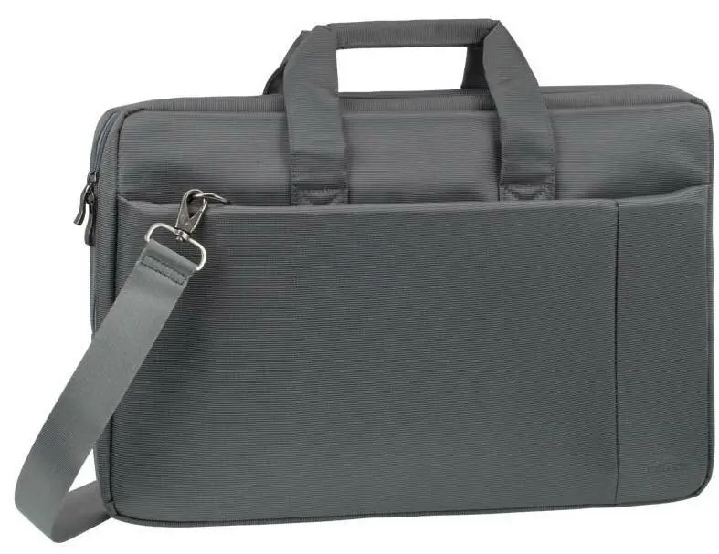 Notbuk üçün çanta RIVACASE 8251 grey Laptop bag 17.3"-image-1