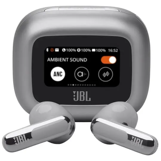 Qulaqlıqlar JBL Live Flex 3 Silver-image-1