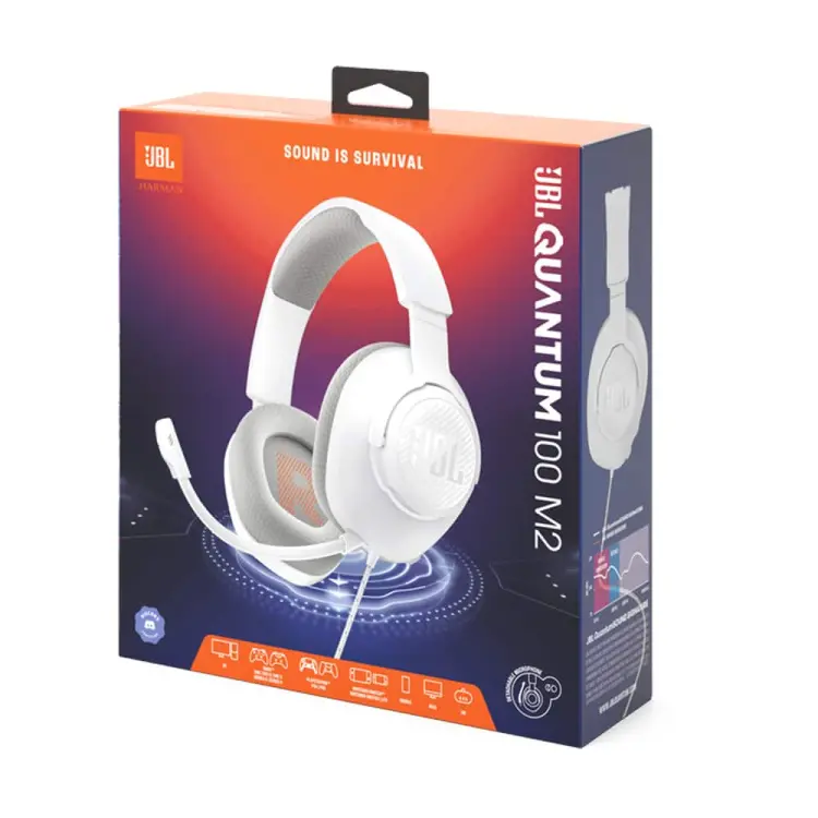 Qulaqlıqlar JBL Quantum 100M2 White-image-6