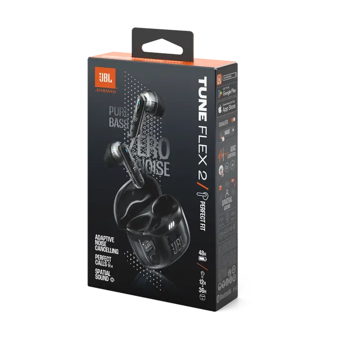 Qulaqlıqlar JBL Tune Flex 2 Ghost Edition Black-image-5