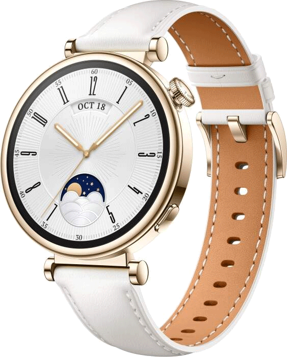 Huawei Watch GT4 41mm ARA-B19 (55020BHX) White Leather Strap